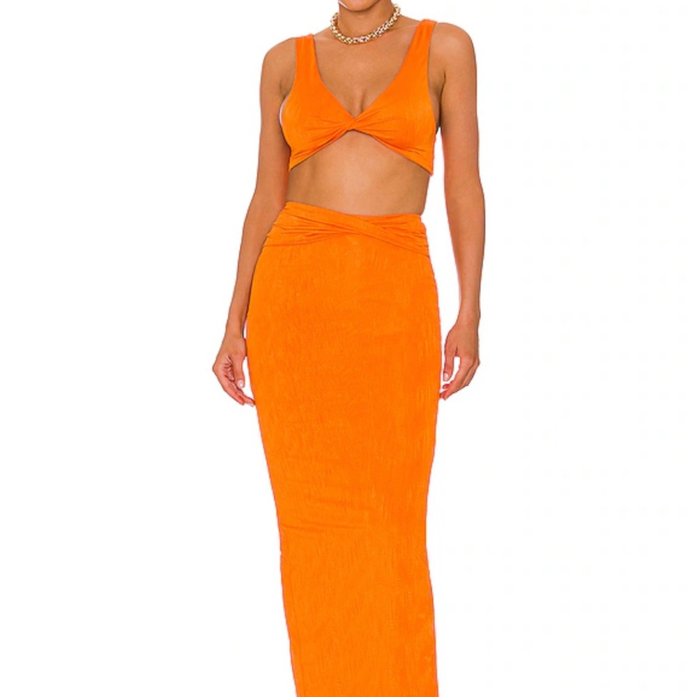 Joana Maxi Skirt Set in Tangerine
superdown from REVOLVE